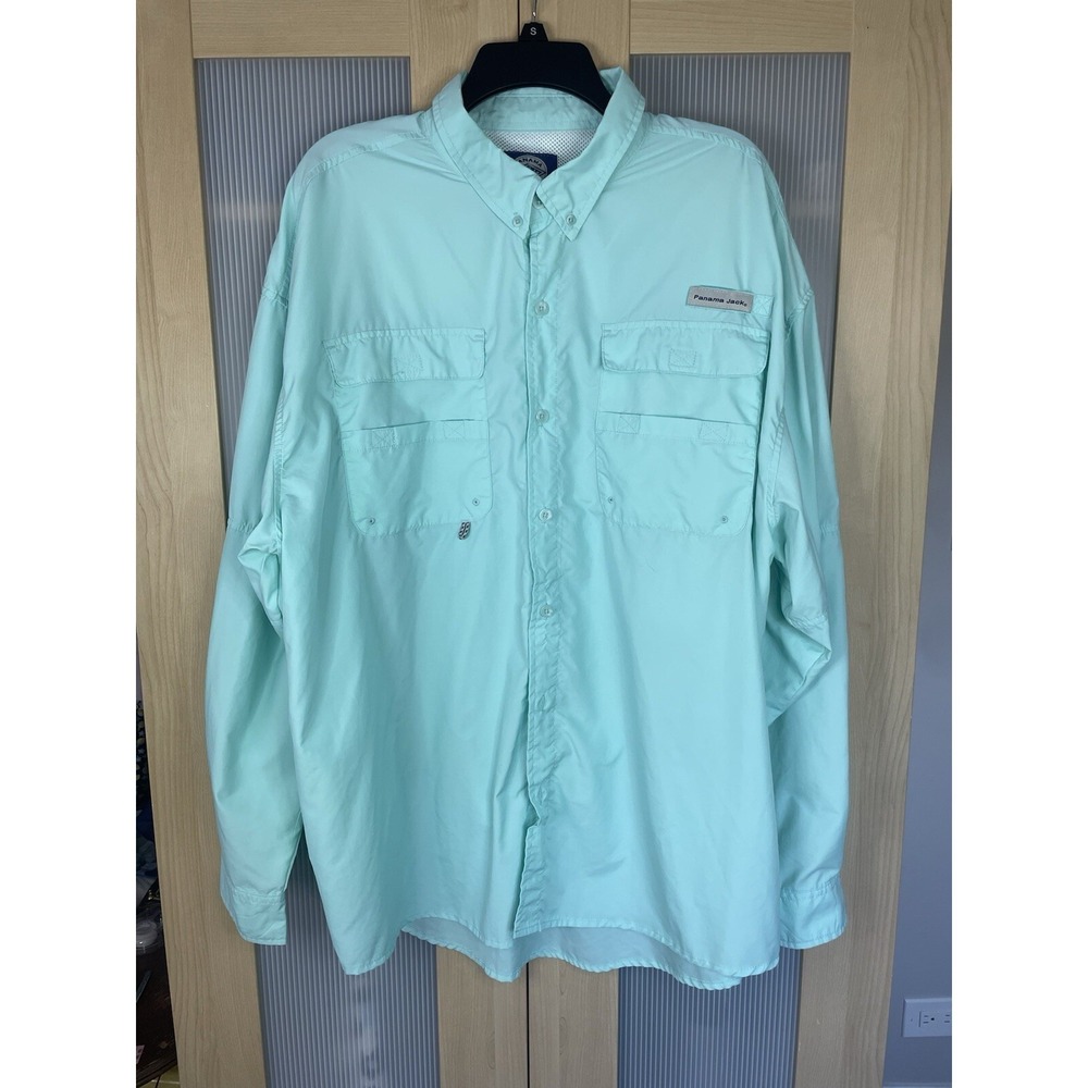Panama‎ Jack Men's Long Sleeve Shirt  Fishing Size XXL Outdoor Casual  Top Sport